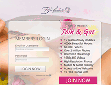 Tablet Screenshot of members.bluefantasies.com
